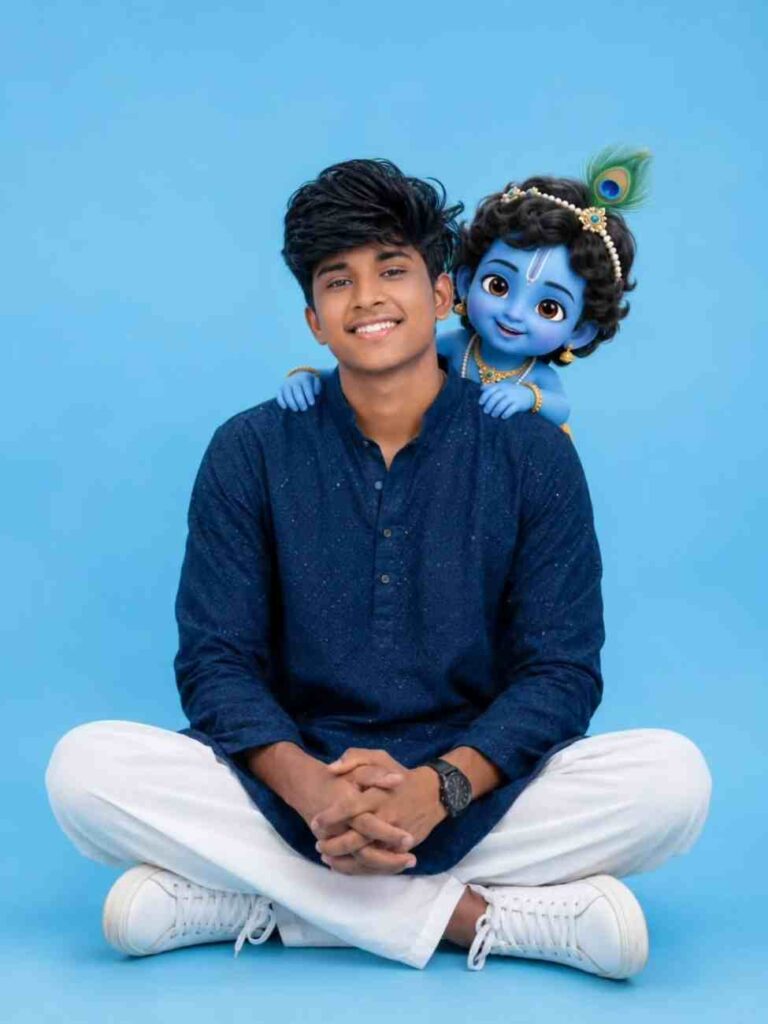 Janmashtami Photo Editing Prompts